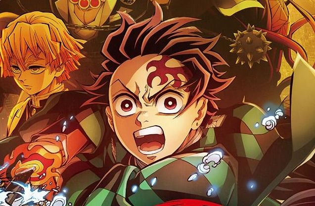 Demon Slayer: Kimetsu no Yaiba Infinity Castle close up poster art
